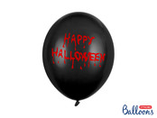 Halloween Ballonnen Happy Halloween Zwart 30cm 6st Halloween Ballonnen Happy Halloween Zwart 30cm 6st
