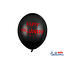 Party Deco Halloween Ballonnen Happy Halloween Zwart 30cm 6st