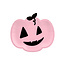 Party Deco Halloween papieren borden roze pompoen 25x22cm  6 stuks