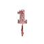 Party Deco Pinata Rose Gouden 1 28.5x40.5x8cm