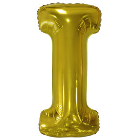 Letterballon I Goud XL 86cm