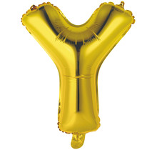 Letterballon Y Goud XL 86cm