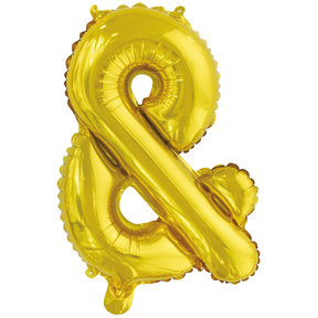 Letterballon &teken Goud XL 86cm