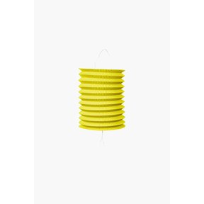 Papieren lampion diameter 16cm geel