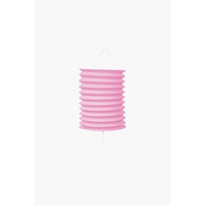 Papieren lampion diameter 16cm baby roze