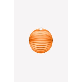 Papieren lampion rond 25cm oranje