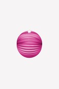 Papieren lampion rond 25cm roze