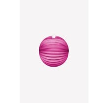 Papieren lampion rond 25cm roze