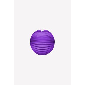 Papieren lampion rond 25cm paars