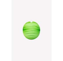 Papieren lampion rond 25cm lime groen