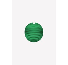 Papieren lampion rond 25cm groen