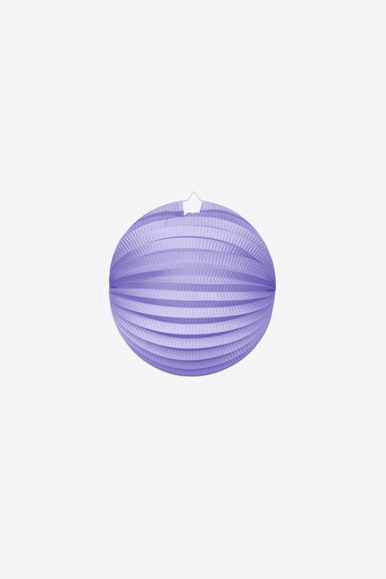 Papieren lampion rond 25cm lila