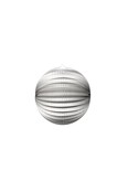 Papieren lampion rond 25cm Metallic zilver