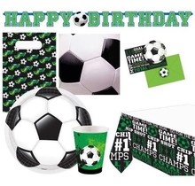 Voetbal verjaardag versiering pakket (50 delig)