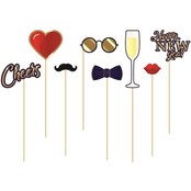 Photobooth props "Happy New Year" 8st