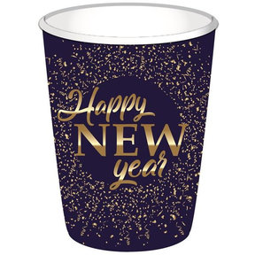 Bekers "Happy New Year" 25cl, 8st