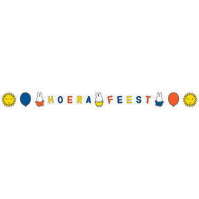 Letterslinger Nijntje "Hoera Feest" 2,2 meter
