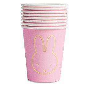 Bekers Nijntje baby Roze 8 stuks 250ml