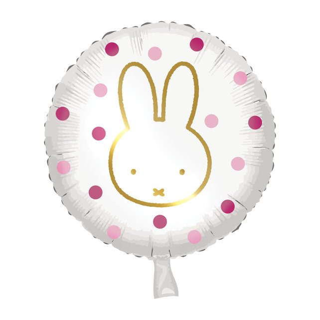 Folieballon Nijntje Roze 45cm