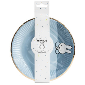 Borden Nijntje baby Blauw 18cm 8st