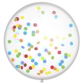 XL Confettiballon "Over the Rainbow" 60cm