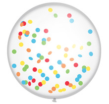 XL Confettiballon "Over the Rainbow" 60cm