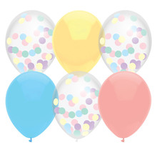 Ballonnen mix Perfect Pastels 30cm 6st