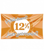 12,5 jaar Getrouwd - Gevelvlag