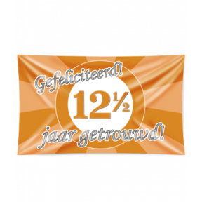 12,5 jaar Getrouwd - Gevelvlag
