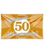 50 jaar Getrouwd - Gevelvlag