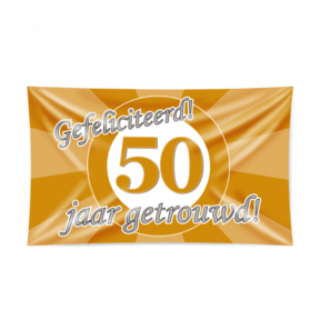 50 jaar Getrouwd - Gevelvlag