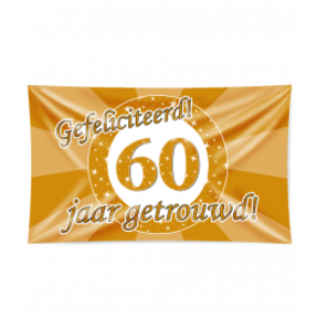 60 jaar Getrouwd - Gevelvlag