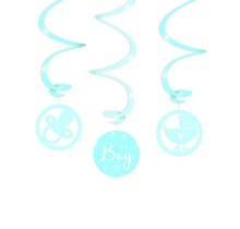 Swirl decoratie - It's a boy!