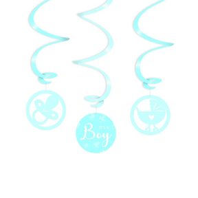 Swirl decoratie - It's a boy!