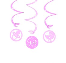Swirl decoratie - It's a girl!