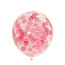 We Fiesta Ballonnen Confetti Licht Roze - 6 stuks - 30cm