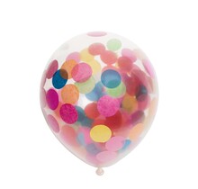 Ballonnen Confetti Kleuren Mix - 6 stuks - 30cm