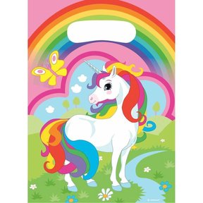 Unicorn Uitdeelzakjes 16x23cm 8st