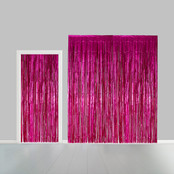 Deurgordijn roze (brandvertragend) 240x100cm