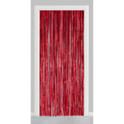Deurgordijn rood (brandvertragend) 240x100cm