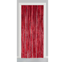 Deurgordijn rood (brandvertragend) 240x100cm