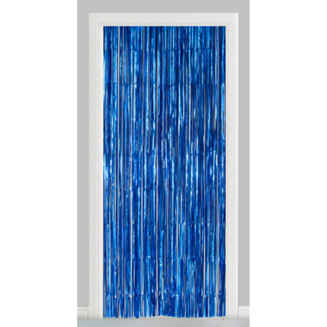 Deurgordijn blauw (brandvertragend) 240x100cm
