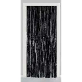Deurgordijn zwart (brandvertragend) 240x100cm