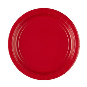 Borden appel rood papier 8 stuks