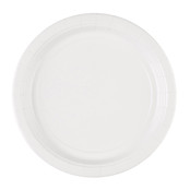 Borden wit 8 stuks papier 23cm