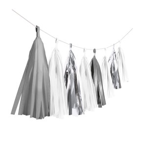 Tassel slinger Zilver - 3 meter