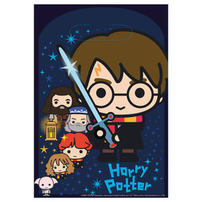Harry Potter 8 plastic uitdeelzakjes 16x23cm