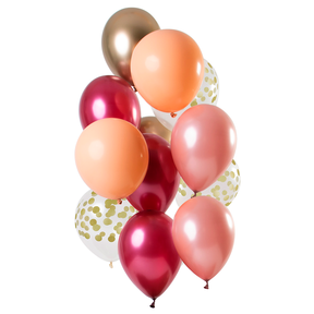 Ballonnen Rich Ruby 30cm - 12 stuks