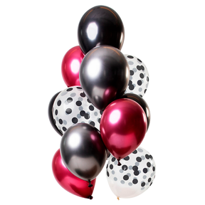 Ballonnen Dark Richness 30cm - 12 stuks