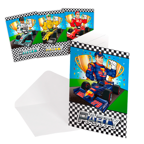 Formule 1 Uitnodigingen - 8 stuks
